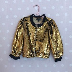 Gold sequin jacket